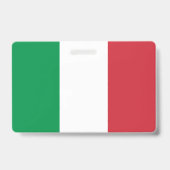 Italiaanse vlag badge (Achterkant)