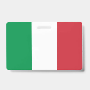 Italiaanse vlag badge
