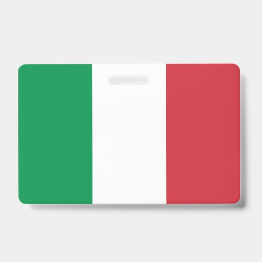 Italiaanse vlag badge (Voorzijde)