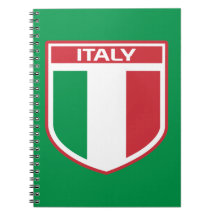 Italiaanse vlag/badge-ontwerp