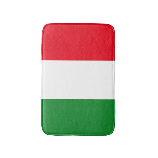 Italiaanse vlag badmat (Voorkant Verticaal)