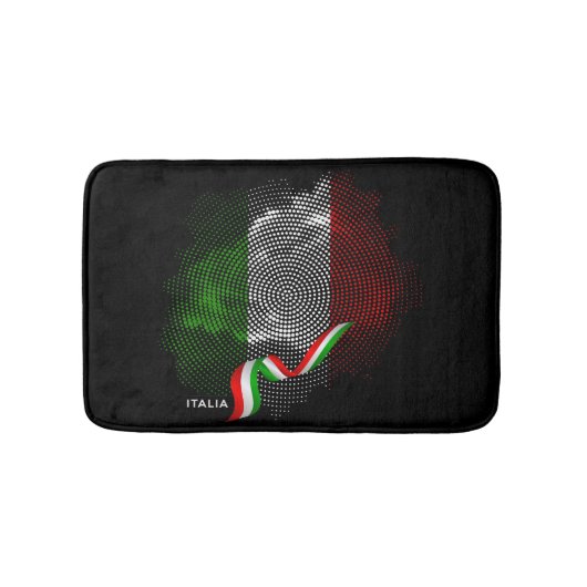 Italiaanse vlag badmat (Voorkant)