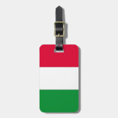 Italiaanse vlag bagagelabel (Voorkant verticaal)