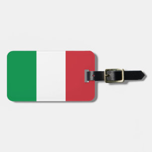 Italiaanse vlag bagagelabel