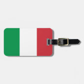 Italiaanse vlag bagagelabel (Voorkant horizontaal)