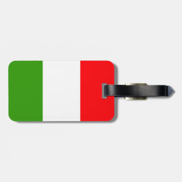 Italiaanse vlag bagagelabel