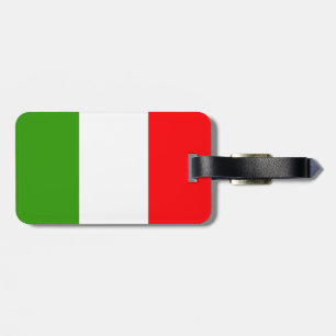 Italiaanse vlag bagagelabel