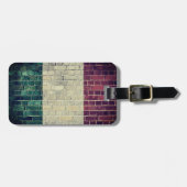  Italiaanse vlag Bagagelabel (Voorkant horizontaal)