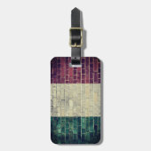  Italiaanse vlag Bagagelabel (Voorkant verticaal)