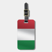 Italiaanse vlag bagagelabel (Voorkant verticaal)