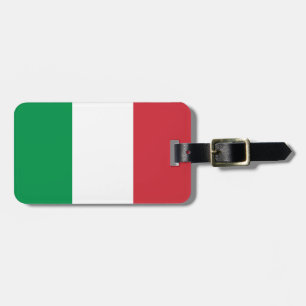 Italiaanse vlag bagagelabel