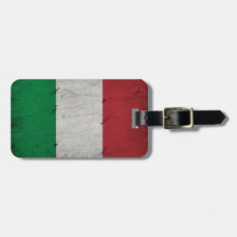 italiaanse vlag bagagelabel