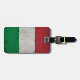 italiaanse vlag bagagelabel