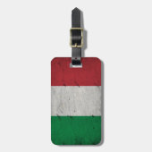 italiaanse vlag bagagelabel (Voorkant verticaal)