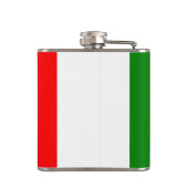 Italiaanse vlag Bandiera d'Italia Tricolore Heupfles (Achterkant)