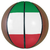 Italiaanse vlag basketbal (Verticaal)