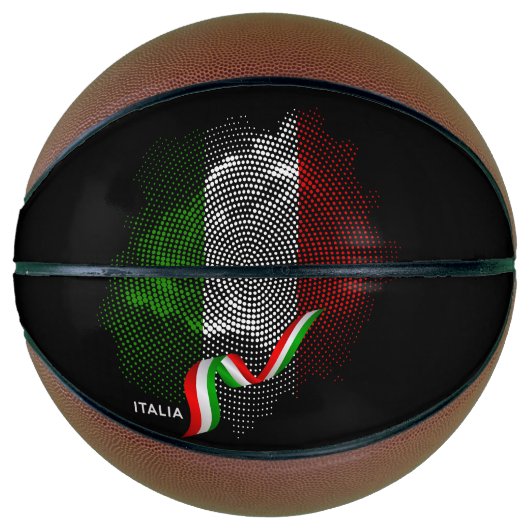 Italiaanse vlag basketbal (Voorkant)