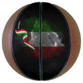 Italiaanse vlag basketbal (Verticaal)
