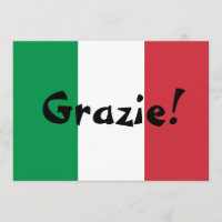 Italiaanse Vlag Bedankt