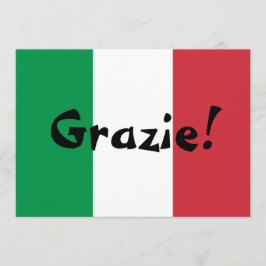 Italiaanse Vlag Bedankt