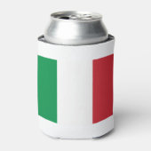 Italiaanse vlag blikjeskoeler (Blikje Voorkant)