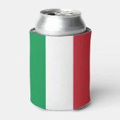 Italiaanse vlag blikjeskoeler (Blikje Voorkant)