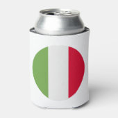 Italiaanse vlag blikjeskoeler (Blikje Voorkant)