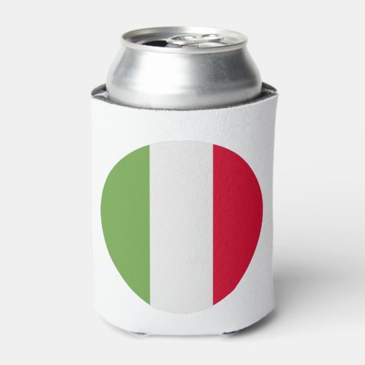 Italiaanse vlag blikjeskoeler (Blikje Voorkant)