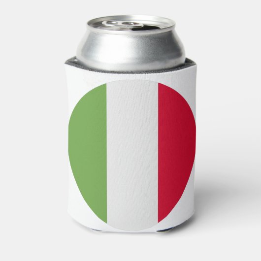 Italiaanse vlag blikjeskoeler (Blikje Achterkant)