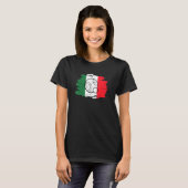 Italiaanse vlag Bocce Ball Design Bocce Ball Tourn T-shirt (Voorkant volledig)