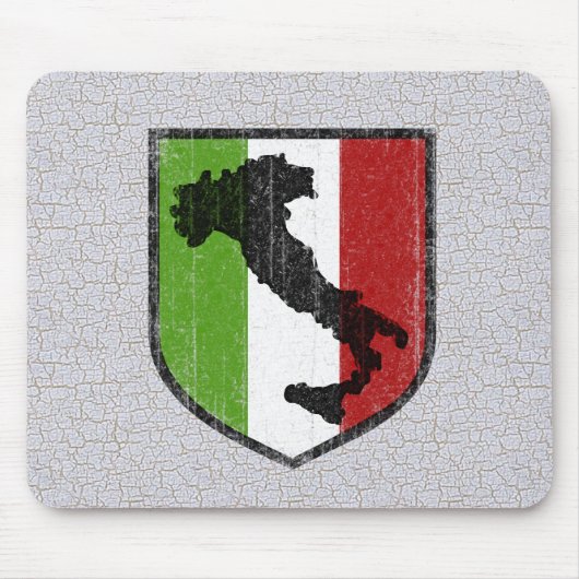 -Italiaanse vlag - Boot Mousepad Muismat (Voorkant)