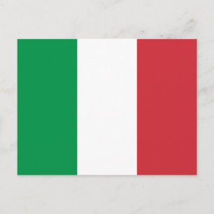 Italiaanse vlag briefkaart