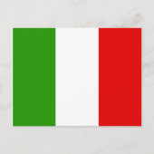 Italiaanse vlag briefkaart (Voorkant)
