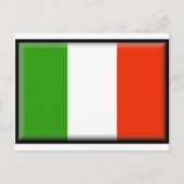 Italiaanse vlag briefkaart (Voorkant)