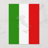 Italiaanse vlag briefkaart (Voorkant)