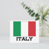 Italiaanse vlag briefkaart (Staand voorkant)