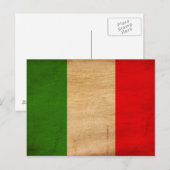 Italiaanse vlag briefkaart (Voorkant / Achterkant)