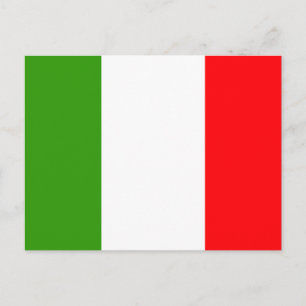 Italiaanse vlag briefkaart