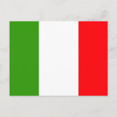 Italiaanse vlag briefkaart (Voorkant)