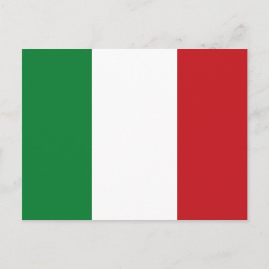 Italiaanse vlag briefkaart (Voorkant)