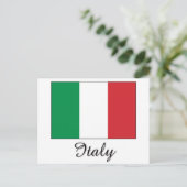 Italiaanse vlag briefkaart (Staand voorkant)