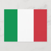 Italiaanse vlag briefkaart (Voorkant)