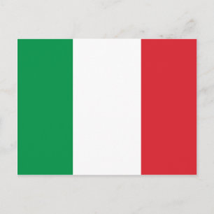 Italiaanse vlag briefkaart