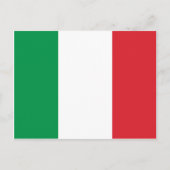 Italiaanse vlag briefkaart (Voorkant)
