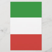 Italiaanse vlag briefpapier (Voorkant)