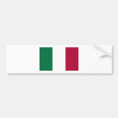 Italiaanse vlag bumpersticker (Voorkant)