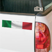 Italiaanse vlag Bumpersticker (Op Truck)