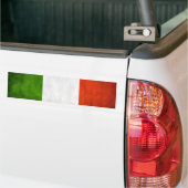 Italiaanse vlag Bumpersticker (Op Truck)