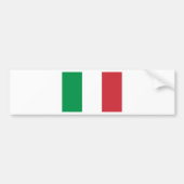 Italiaanse vlag bumpersticker (Voorkant)