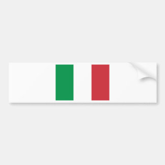 Italiaanse vlag bumpersticker